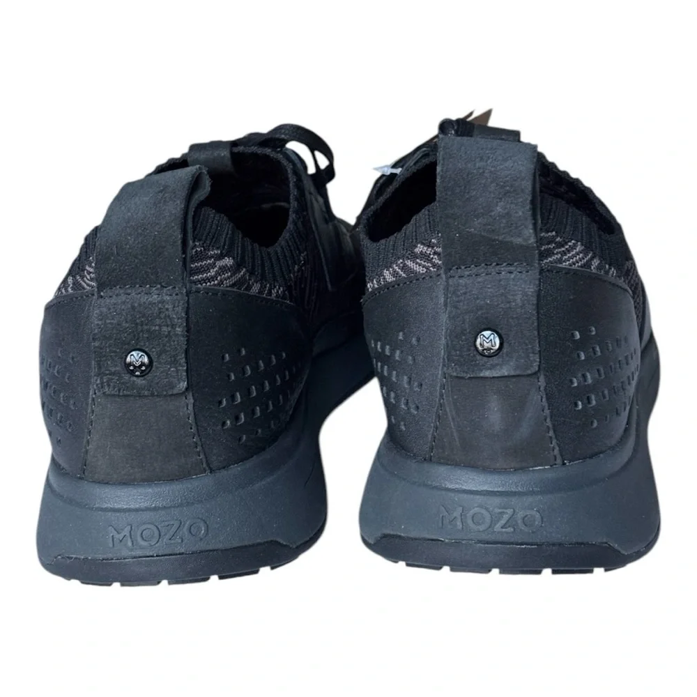 MOZO City Runner men’s (Black) knit casual work sneaker || size 11 - Picture 3 of 16